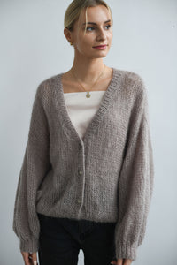 HANDMADE FLORAL MOHAIR SWEATER