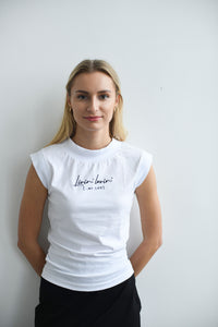 WHITE SHORT SLEEVE WOMEN'S T-SHIRT