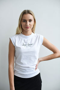 WHITE SHORT SLEEVE WOMEN'S T-SHIRT