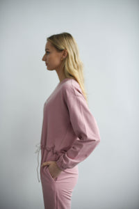 DUSTY ROSE PINK ORGANIC 100% COTTON TRACKSUIT