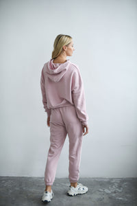 PINK ORGANIC 100% COTTON TRACKSUIT FOR WOMEN